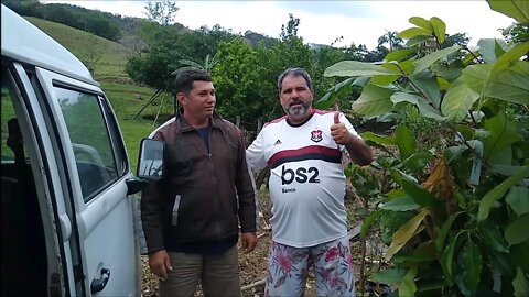 região serrana de Macaé um dos lugares mais bonito do RJ entrega de plantas para o meu amigo Robson
