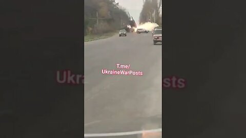 Ukrainian HIMARS Block traffic and Launch Missiles Towards Russians in Ukraine War Footage today