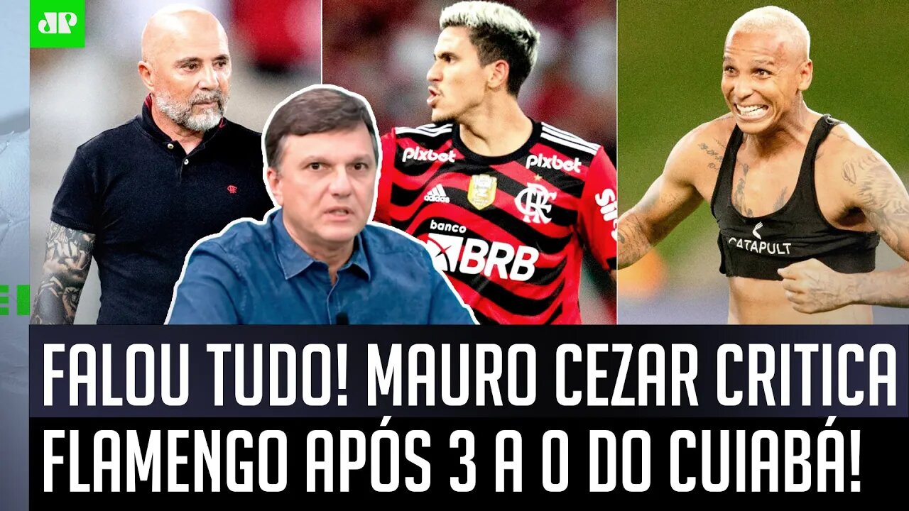 "ELES NÃO TÊM VERGONHA! Há um SÉRIO PROBLEMA no Flamengo, que é..." Mauro Cezar faz CRÍTICA após 3x0