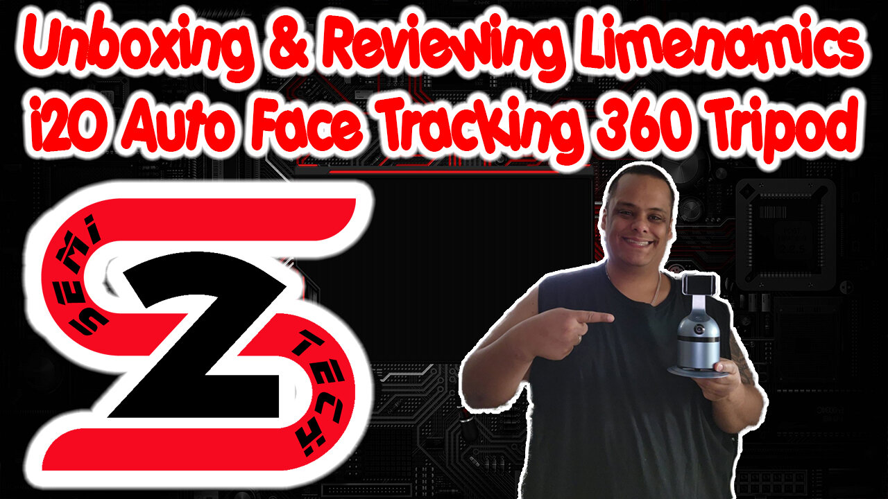 Unboxing & Reviewing Limenamics i2O Auto Face Tracking 360 Tripod