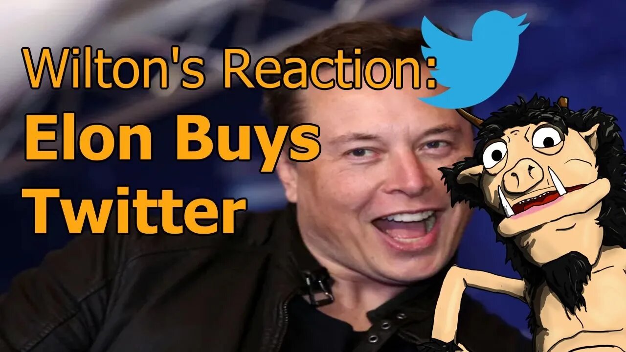 Elon Musk Buys Twitter: Wilton's Reaction