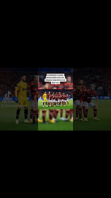 FLAMENGO X GOIÁS BRASILEIRÃO 2023 NO PES2021 COM PATCH THE BEST 9.9.1 #gamingvideos