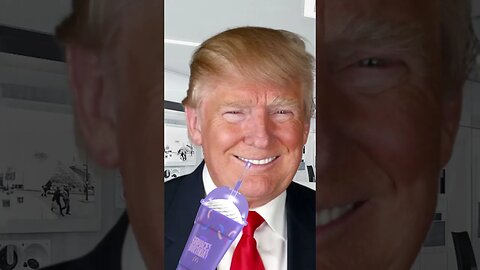 Trump tries the Grimace Shake #ai #president #grimaceshake #mcdonalds #memes