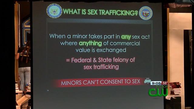 Sex trafficking survivor speaks to Salpointe Catholic students