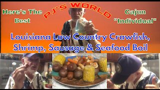 Here's The Best Cajun "Individual" Louisiana Low Country Crawfish, Shrimp, Sausage & Seafood Boil