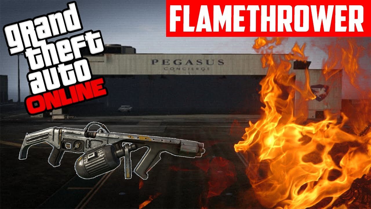 GTA 5 DLC - POSSIBLE Flamethrower! "GTA 5 Online DLC" - Thought! "GTA 5 DLC" "GTA 5 DLC" (GTA V)