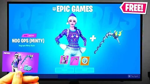 How To Get The *NEW* "MINTY NOG OPS" Skin In Fortnite Chapter 2!.. (New Free Skin)