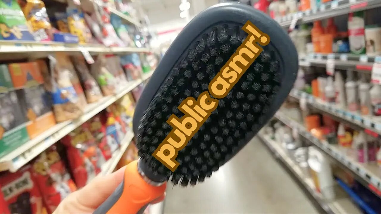 Public ASMR!🤠 | Tractor Supply Pet Isle Tap-Scratch-Brush-Crinkles Galore🥳💤