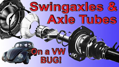 Refitting Gearbox Axles & Tubes - VW Bug - Short Axle Swap on Late Gearbox - Swing Axle Volkswagen