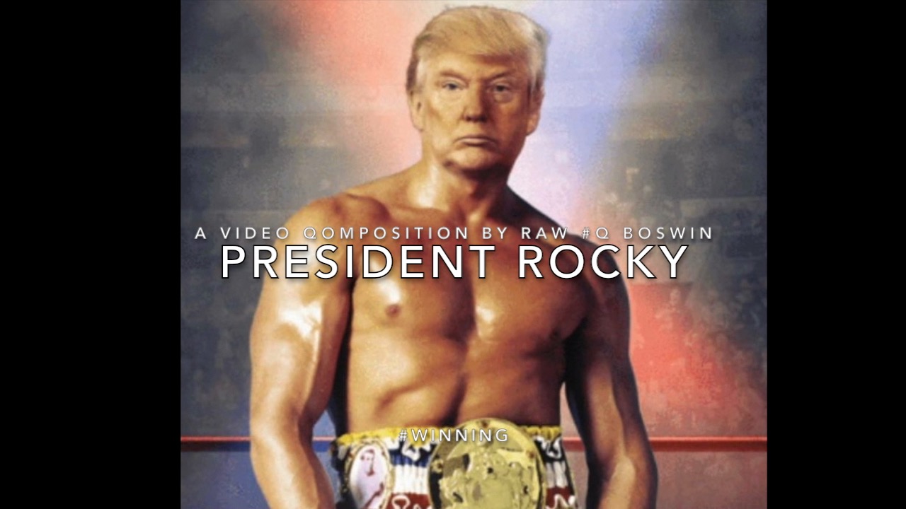 #PresidentRocky Gorgeous Chest! ~ Take your Tie off @POTUS! ~ A #MusicalMeme