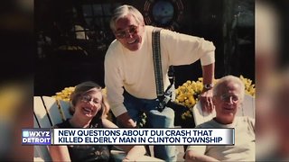 New questions about DUI crash that killed elderly man in Clinton Township