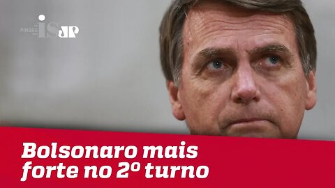 Ibope mostra Bolsonaro mais forte no 2º turno