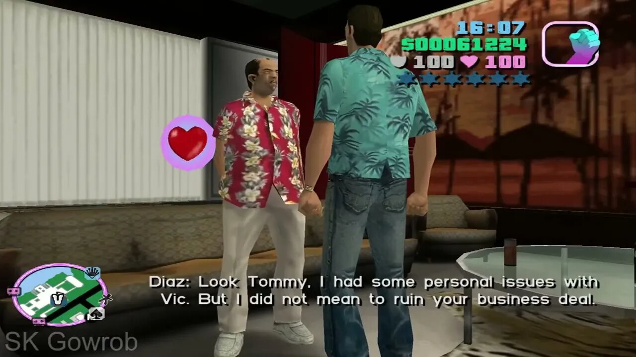 Tommy Kills Lance And Saves Diaz in GTA Vice City