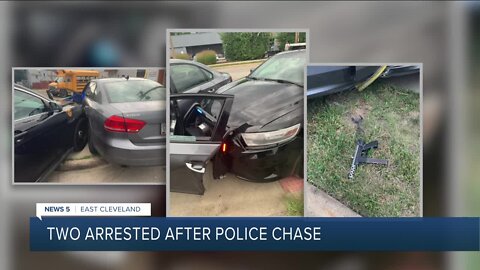 Men in stolen car tased after leading East Cleveland police on short pursuit