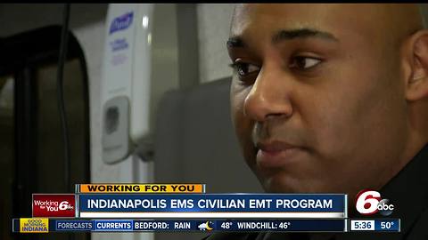 Indianapolis EMS Civilian EMT Program aims to cut down shortage of EMTs