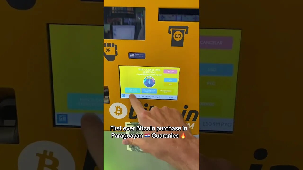 First ever Bitcoin purchase in Paraguayan guaranies.