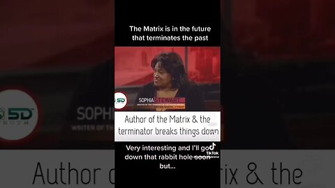 From the horse's mouth, Matrix and Terminator black author explains