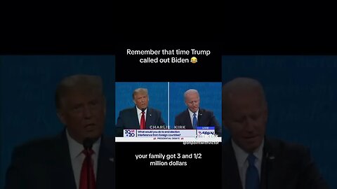 Remember When #Trump Called Out #Biden? #donaldtrump #joebiden #election2024 #politics #USA #America