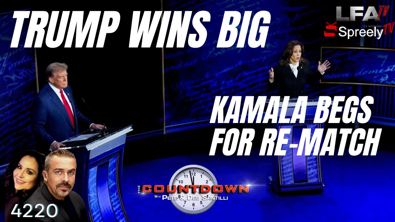 🇺🇸TRUMP WINS BIG. KAMALA BEGS FOR RE-MATCH [The Pete Santilli Show #4220-8AM]