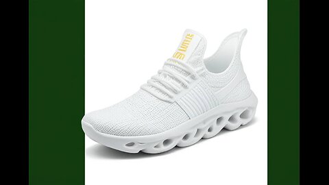 Running Shoes Breathable Mesh With Shock Absorption Fashion Sneakers