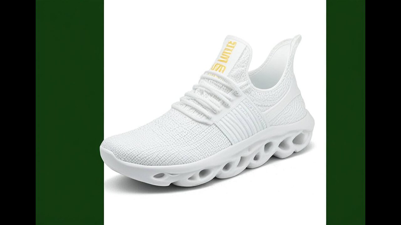 Running Shoes Breathable Mesh With Shock Absorption Fashion Sneakers