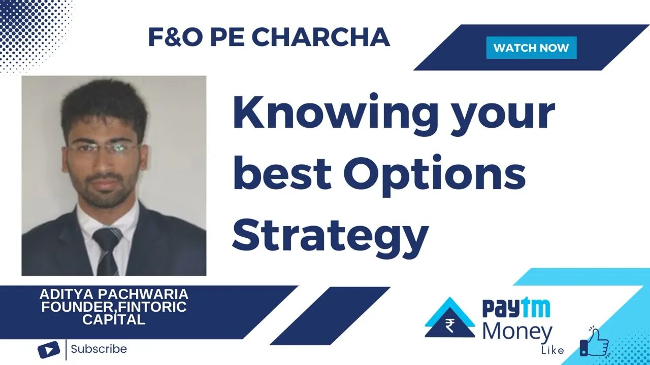 F&O Pe Charcha: Knowing Your Best Options Strategy | Paytm Money | Wealth Podcasts