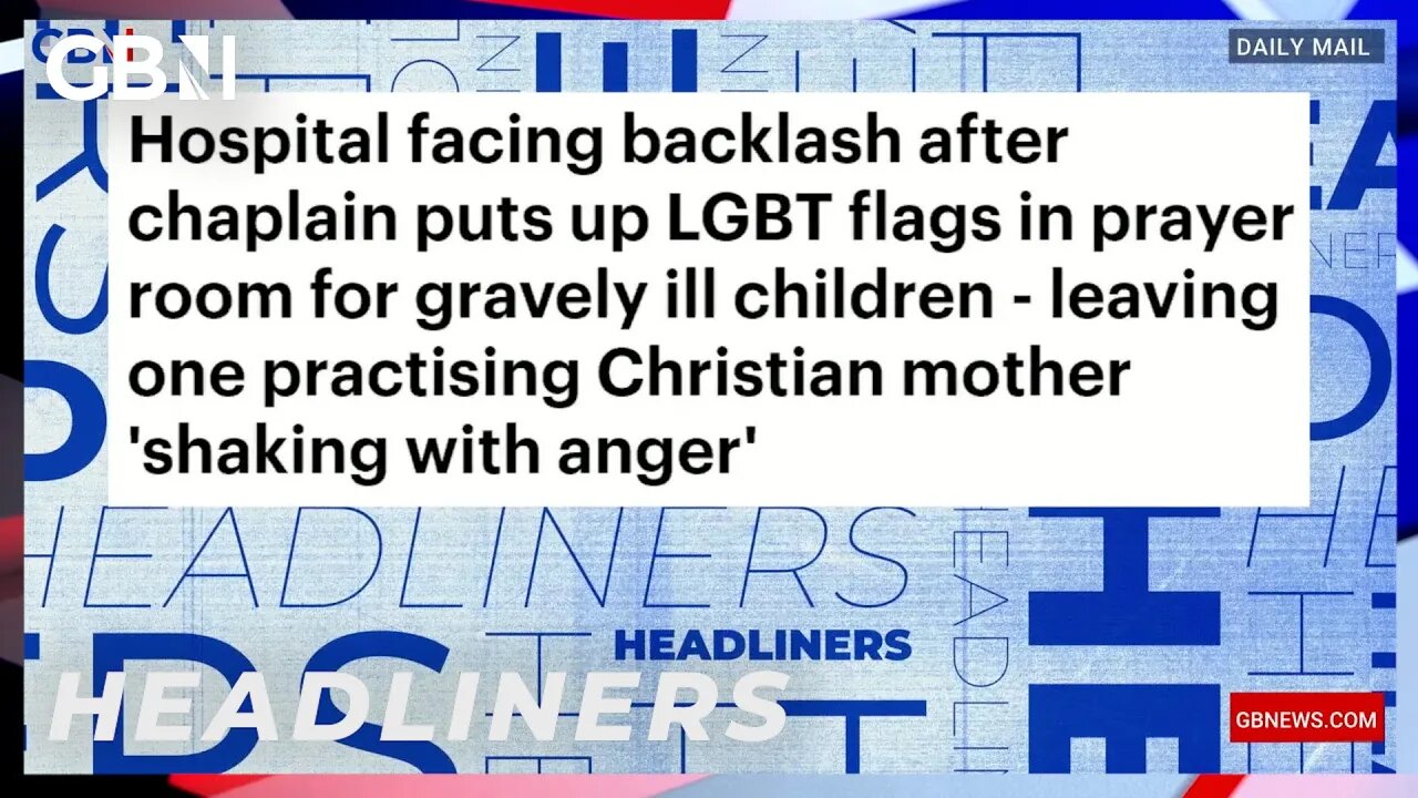 Hospital facing backlash after chaplain puts up LGBT flags in prayer room for gravely ill children