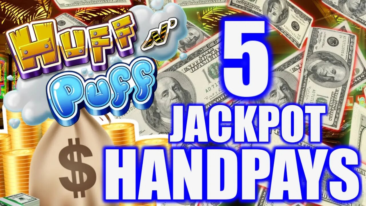 🐷 $100 Huff N Puff Spins! 🐷 High Limit Lock It Link Session Wins 5 Big Jackpot Handpays!