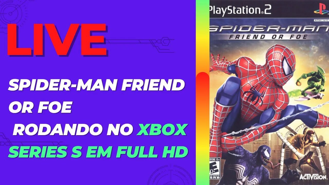 Spider-man Friend or Foe Rodando no Xbox Series S EM FULL HD