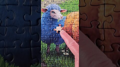 Happy Happy Happy Sheep #puzzle #jigsawpuzzle #satisfying #shorts