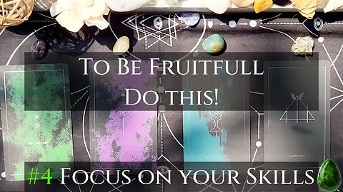 #4 Pick-a-Card | "Focus on Your Skills!" | NEW MOON 🌱 in Taurus Energy | Stellium in Taurus | Tarot