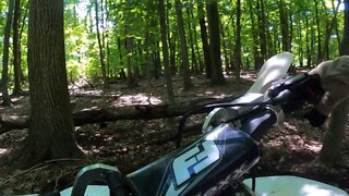 Raw Yamaha Blaster video doing some tiny endurocross training