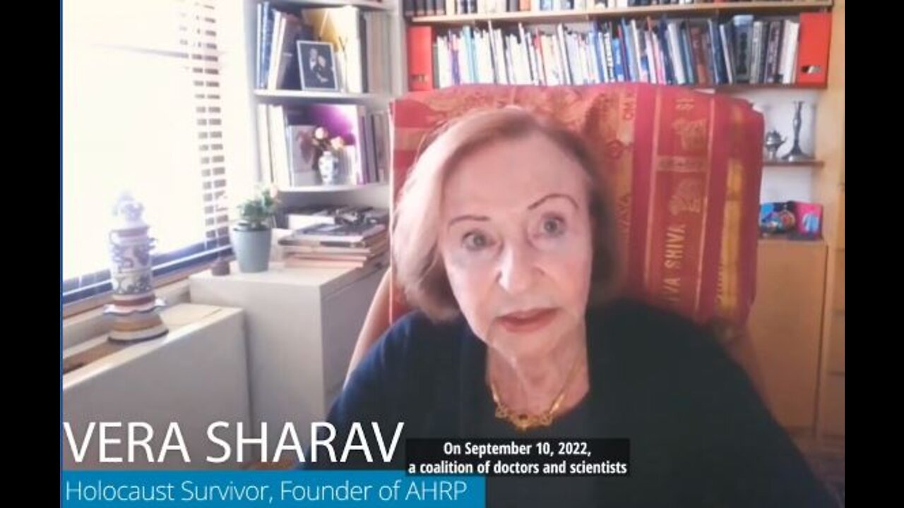 Vera Charav (Holocaust Survivor) today's Totalitarian regimes. CHD-TV