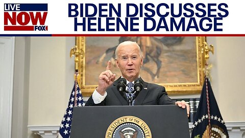 President Biden remarks on Hurricane Helene federal response | LiveNOW from FOX