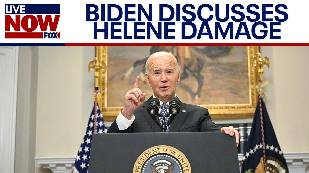 President Biden remarks on Hurricane Helene federal response | LiveNOW from FOX