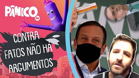 Rafinha Bastos: 'SE NÃO FOSSE O DORIA COM AS VACINAS, BOLSONARO NÃO TINHA MOVIDO O RABO PARA NADA'