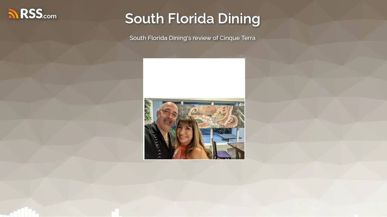 South Florida Dining's review of Cinque Terra