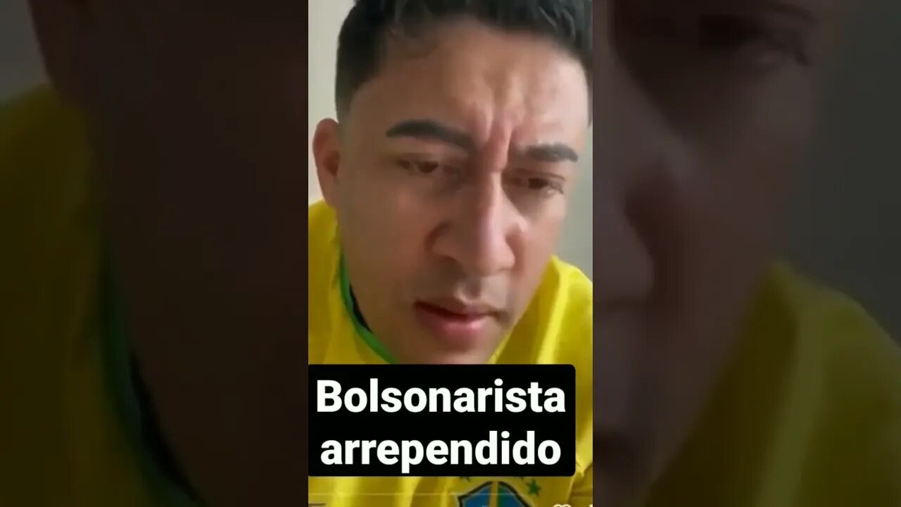 Bolsonarista arrependido após ficar 50 dias em frente ao QG #shorts #bolsonaro