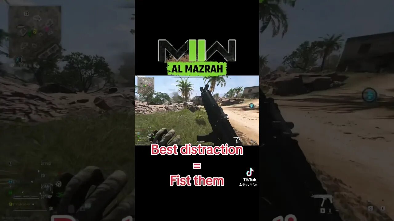 Best distraction = Punch Them