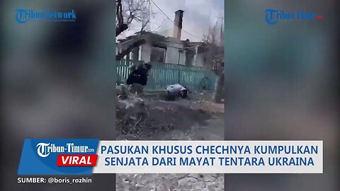 Chechen Special Forces Collect Weapons the Corpses of Azov Soldiers