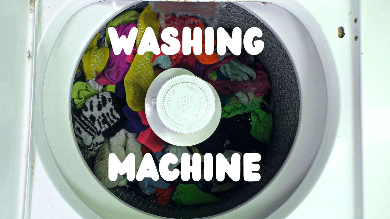 Washing Machine | Socks and underwear | Relax, calming sounds ~ ASMR ~