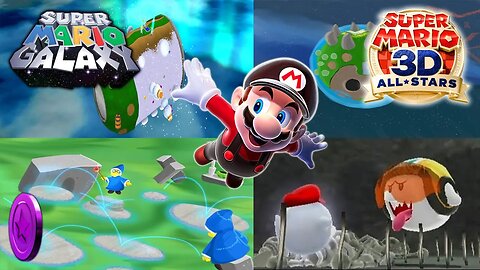 Super Mario Galaxy Walkthrough - PART 22: Matter Splatter, The Gate, etc.