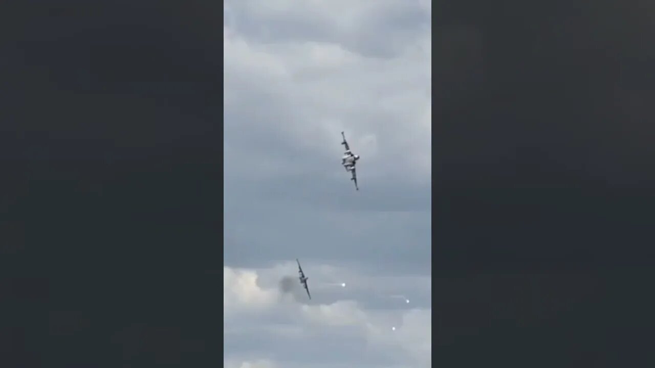 fighter jets doing their thing.