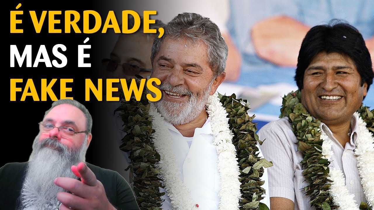 Lula autorizou Evo a nacionalizar refinarias da Petrobrás é trans-fake_ é verdade, mas é fake news