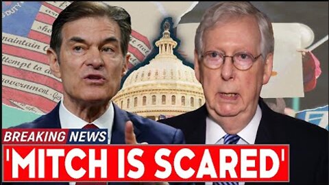 Watch Dr. Oz goes MEGAVIRAL call Mitch Mcconnell 'JERK' after 'candidate quality' attack