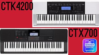 Teclado Casio CT X700 🆚 Casio CTK 4200