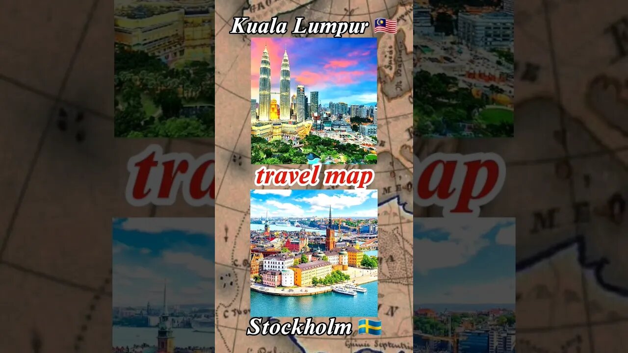 Perjalanan Dari Kuala Lumpur 🇲🇾 Ke Stockholm 🇸🇪 #shorts #malaysia #swedia #sweden