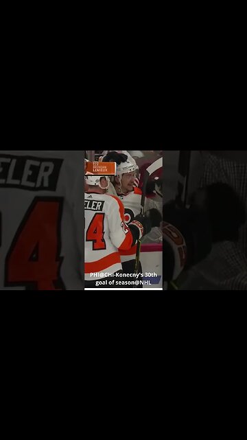 PHI@CHI Konecny's 30th goal of season@NHL #shorts