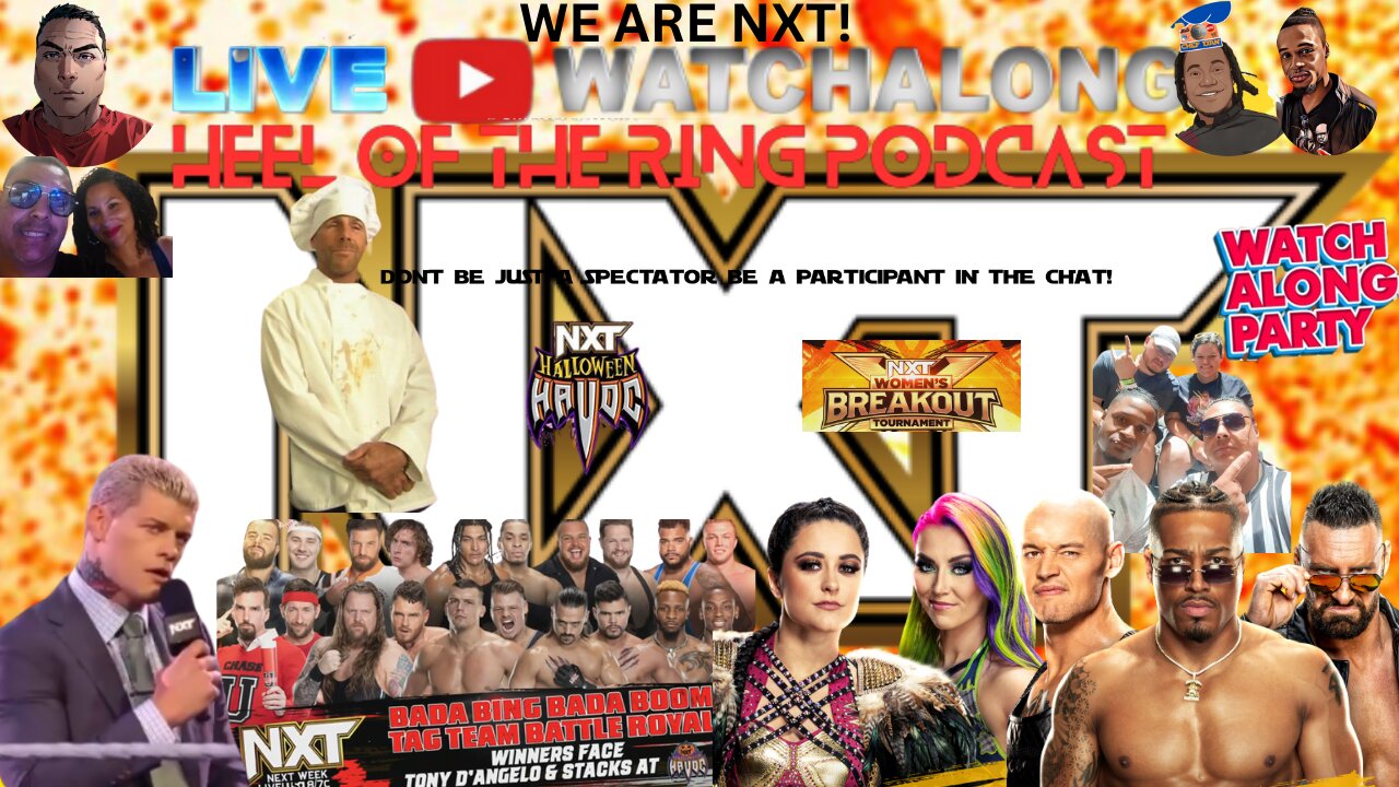 WWE NXT PROWRESTLING LIVE WATCH ALONG (No Footage Show)CODY RHODES RETURNS HAS 1 MORE ANNOUNCEMENT