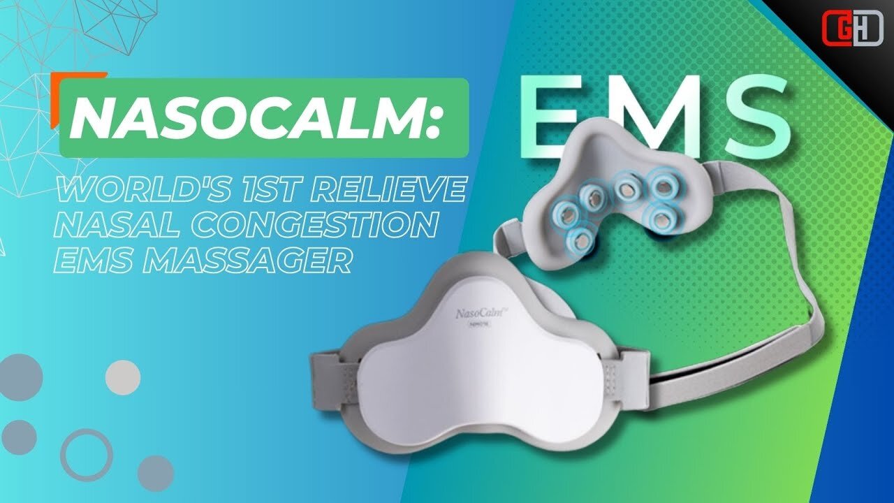 NasoCalm: World's 1st Relieve Nasal Congestion EMS Massager